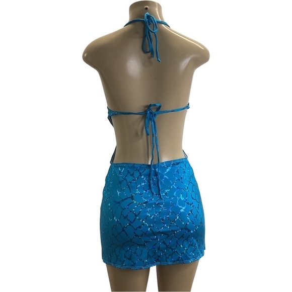 Indecent Proposal by Zuliana mini dress with cut out design and halter tie - Picture 3 of 3